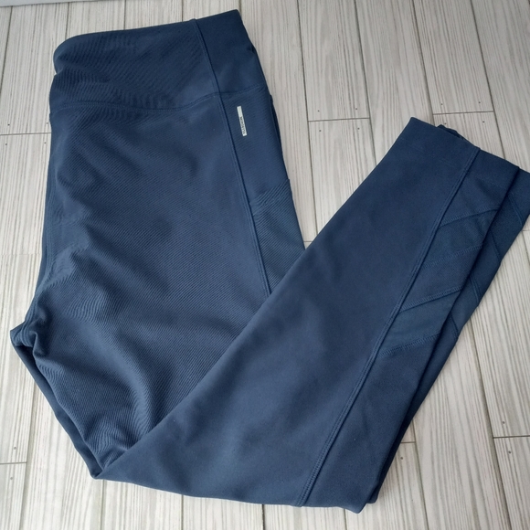 NEW Mondetta High Waist Active Leggings with Sheer Trim - Picture 1 of 9